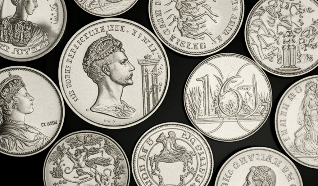 Large Silver Crown-Size Coins From Britain to Australia