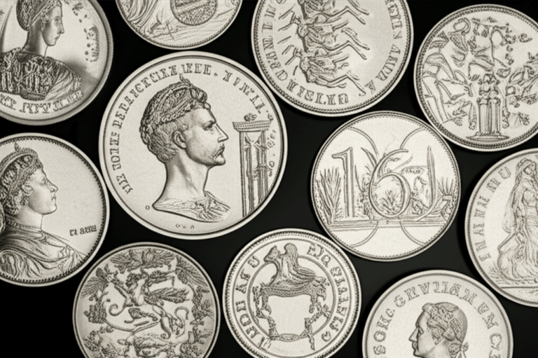 Large Silver Crown-Size Coins From Britain to Australia