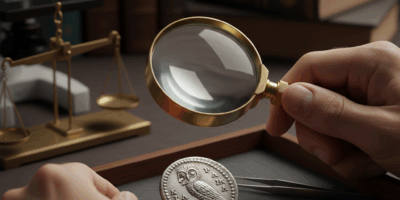 Professional coin grading process