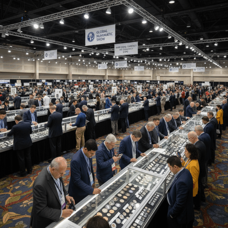 ANA coin convention display cases