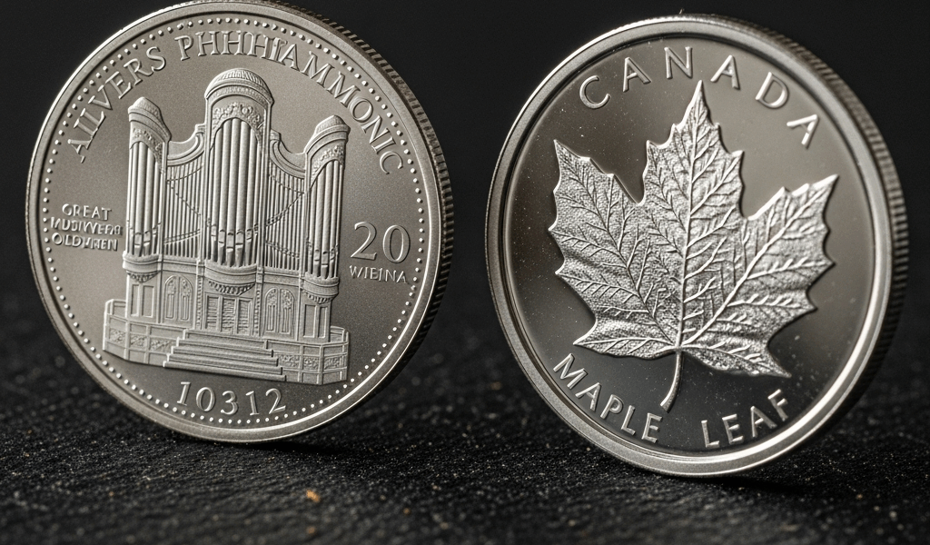 austrian silver philharmonic and canadian silver maple leaf 20260331 094125