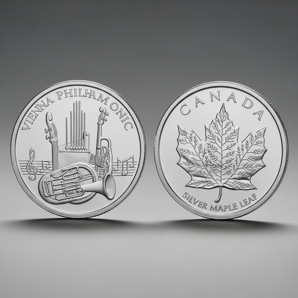 Vienna Philharmonic vs Canadian Silver Maple Leaf — Which World Silver Coin?